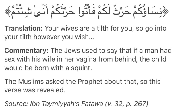 your wives are a tilth for you, so go into your tilth however you wish