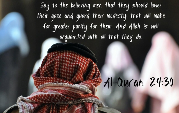 HIjab for men in the quran. Feminism in Quran